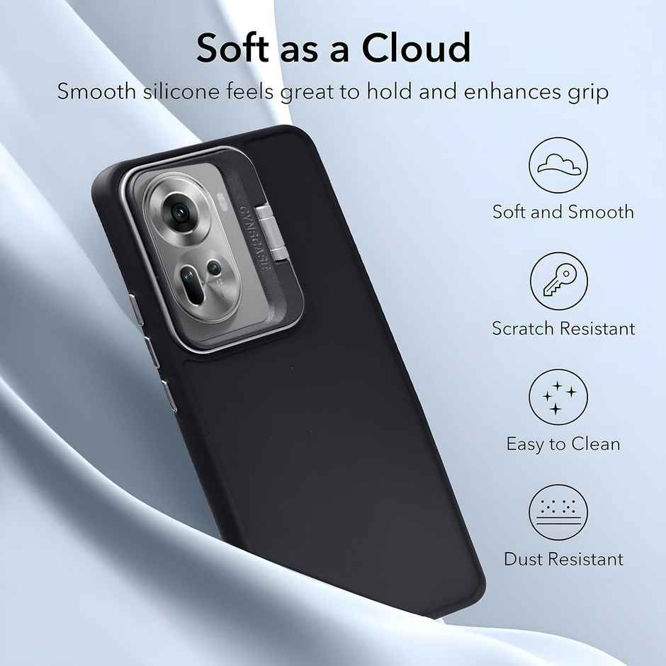 Artistque Case for Oppo Reno 11 5g Back Cover - Camera Stand