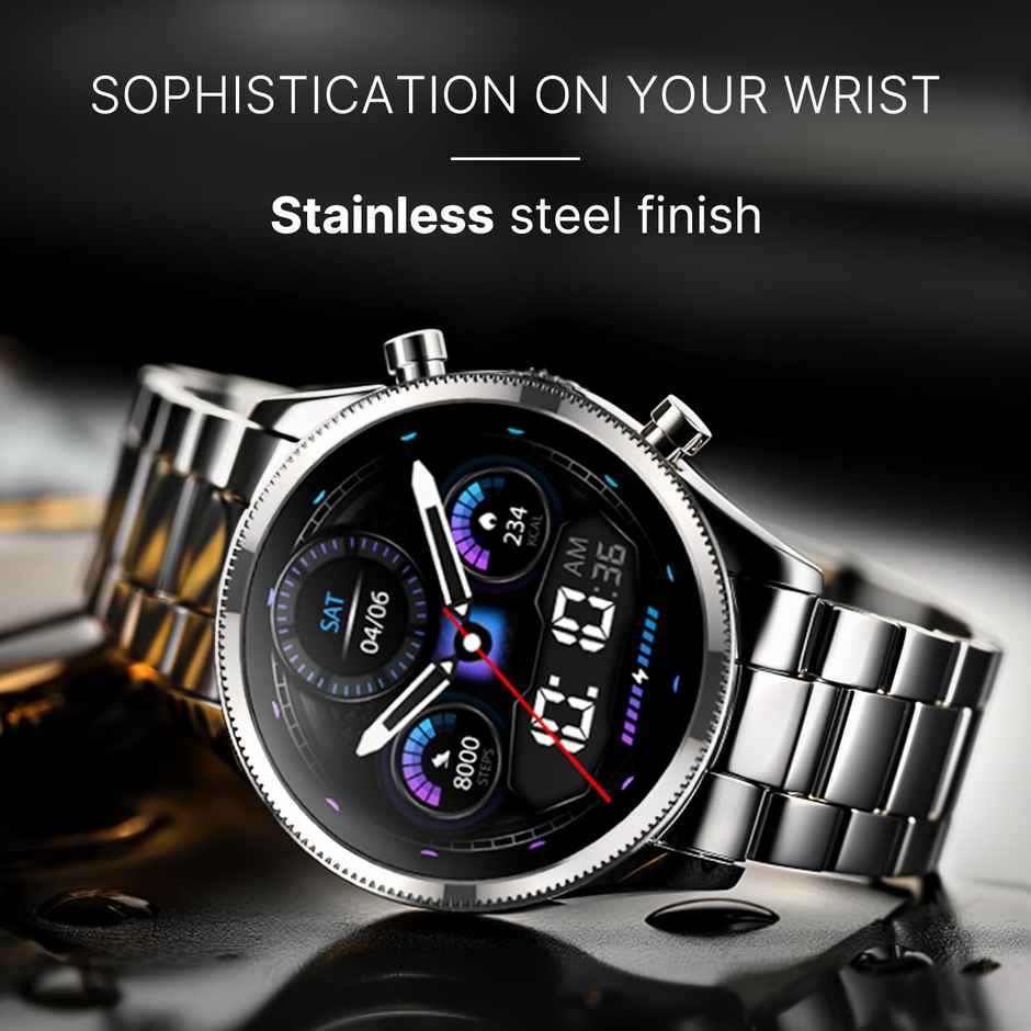 Noise Fit Halo Plus Smartwatch - Elite Black