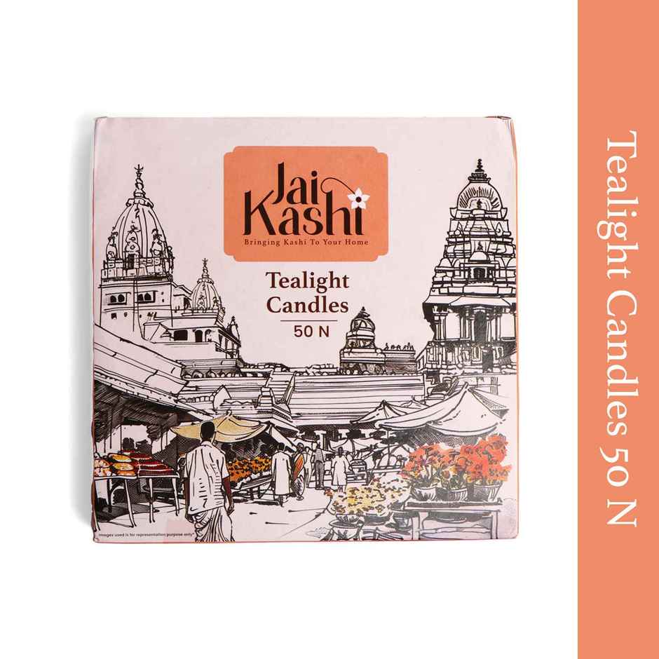 Tea Light Candle | Wax | White | Jai Kashi