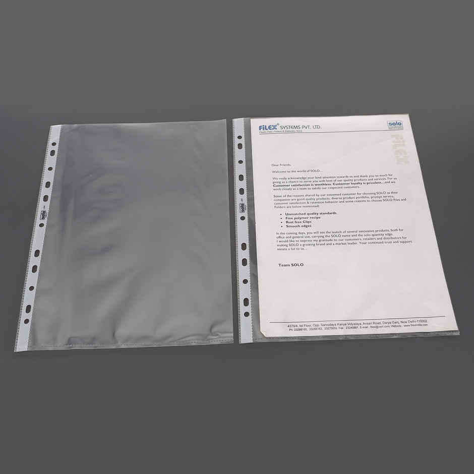 Solo Sheet Protector 200 Microns