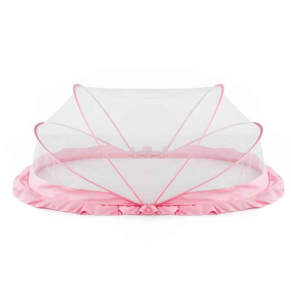 Lifekrafts Foldable Mosquito Net For Baby | Baby Pink