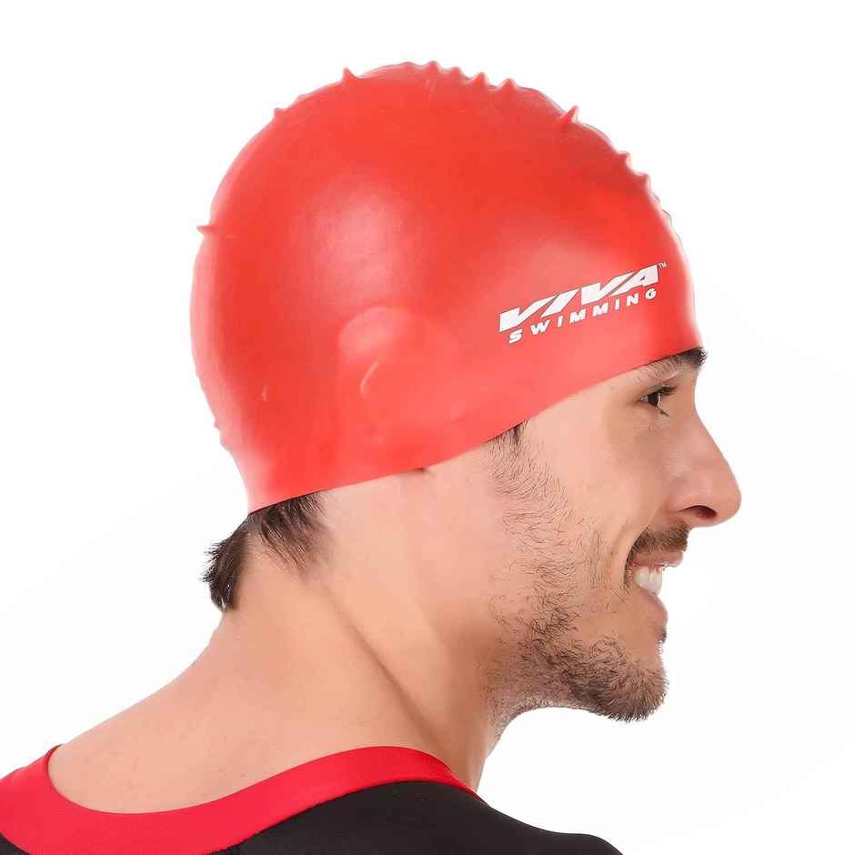 Viva Sports Swimming Cap | Red