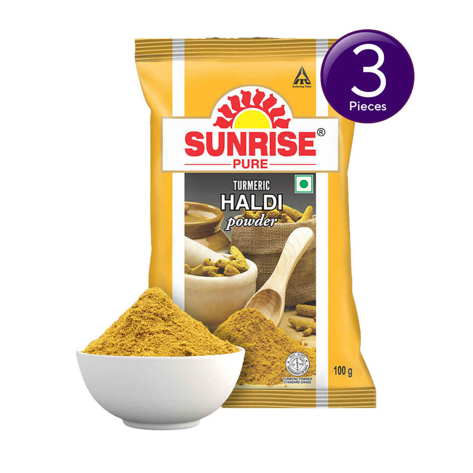 Sunrise Pure - Turmeric Powder (Pouch) Combo 