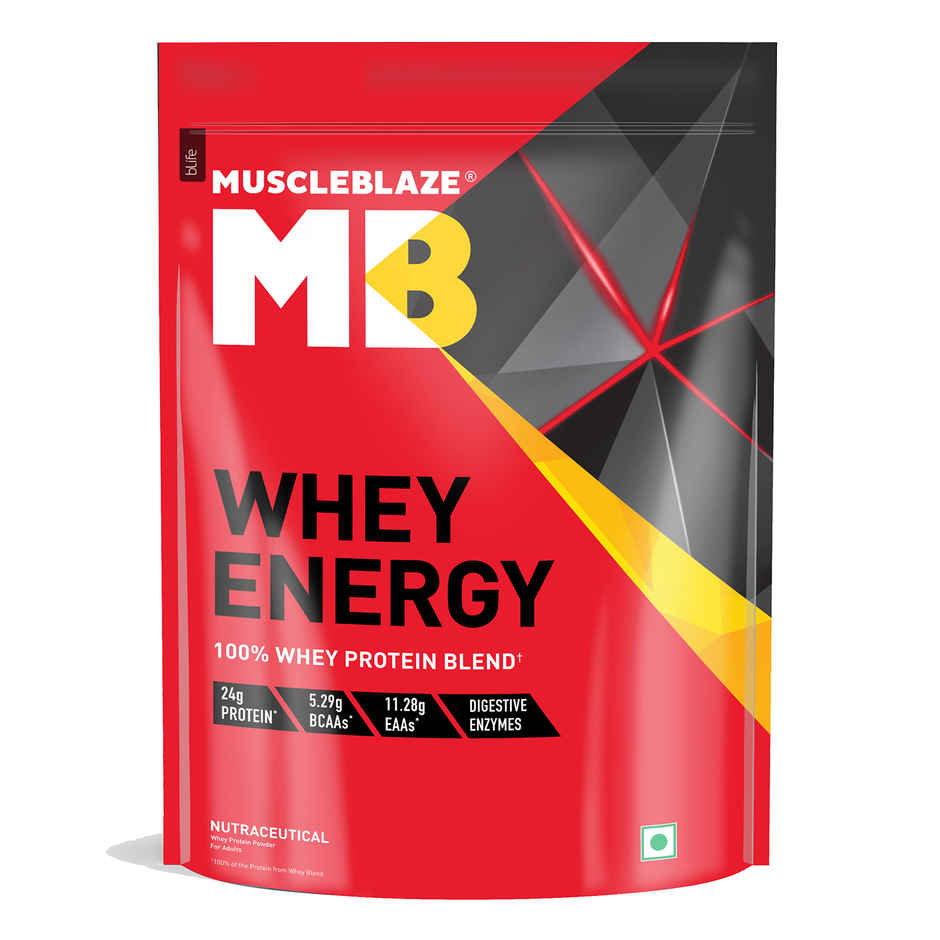 MuscleBlaze Whey Energy Powder - Chocolate