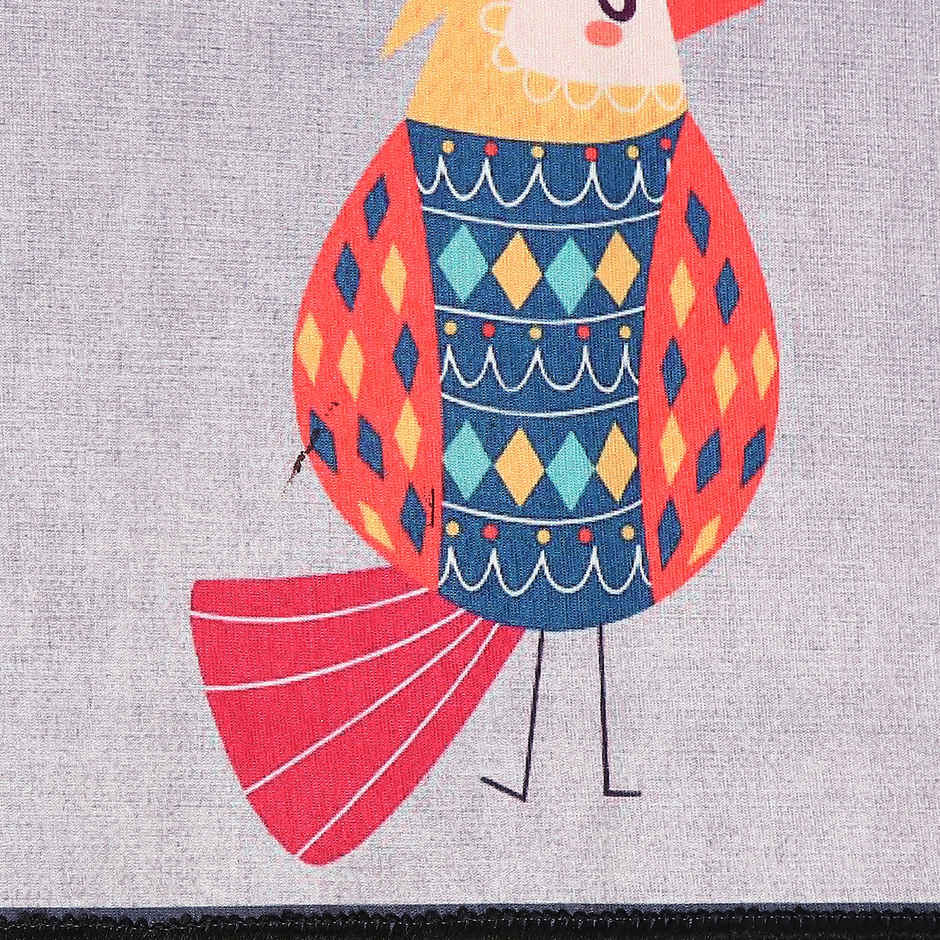 Status Ice Velvet Floor Runner | Birds | 2 ft x 4 ft