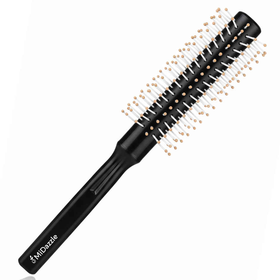 Midazzle Round Hair Brush for Volumizing, Curling & Straightening |MIHB0041 | Assorted
