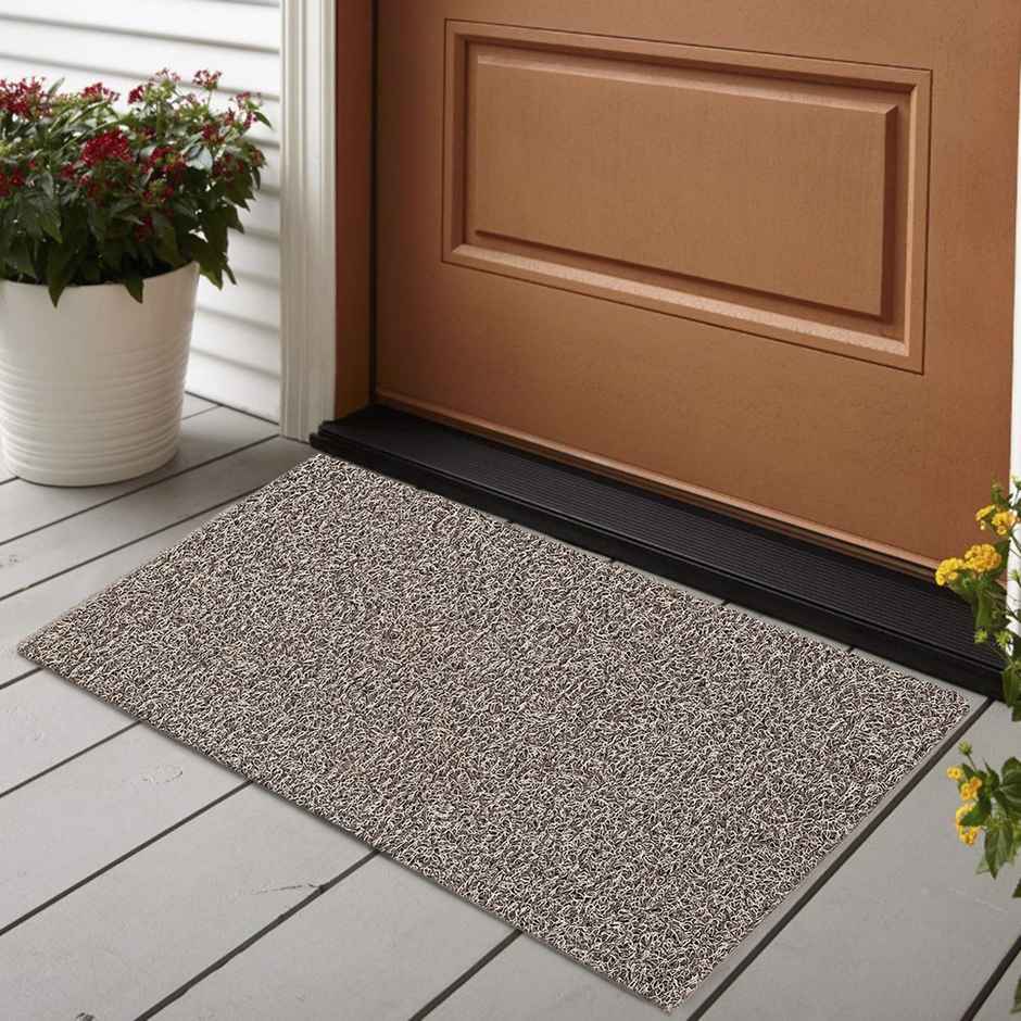 Status Milange PVC Anti-Skid Noodle Door Mat | 40 x 60 cm | Lavender