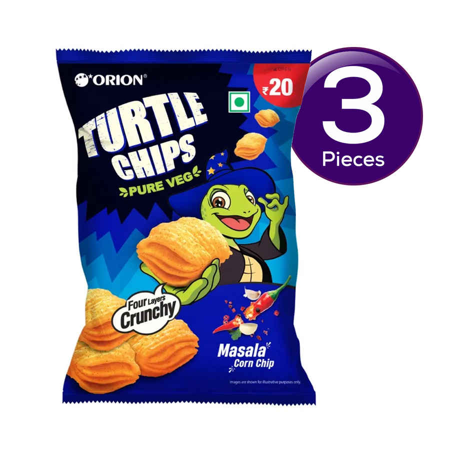 Orion Turtle Chips - Masala Corn Chip Combo