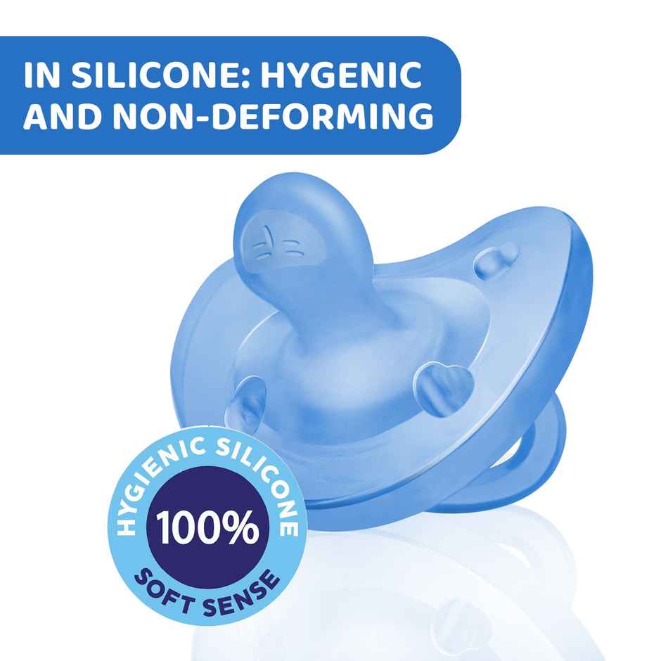 Chicco Soother Physio - Soft Blue | 6-16m