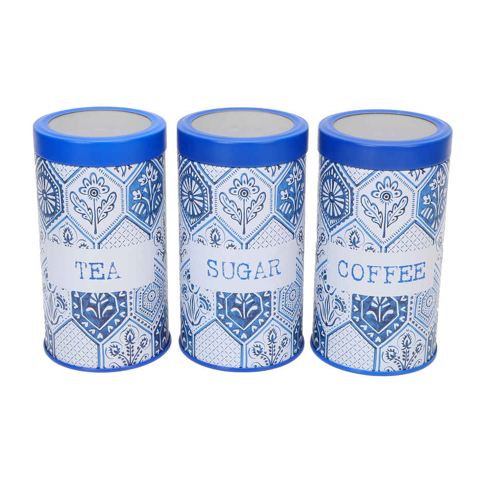 JARSOME Maroc Collection Airtight Kitchen Container Set | Moroccan Blue