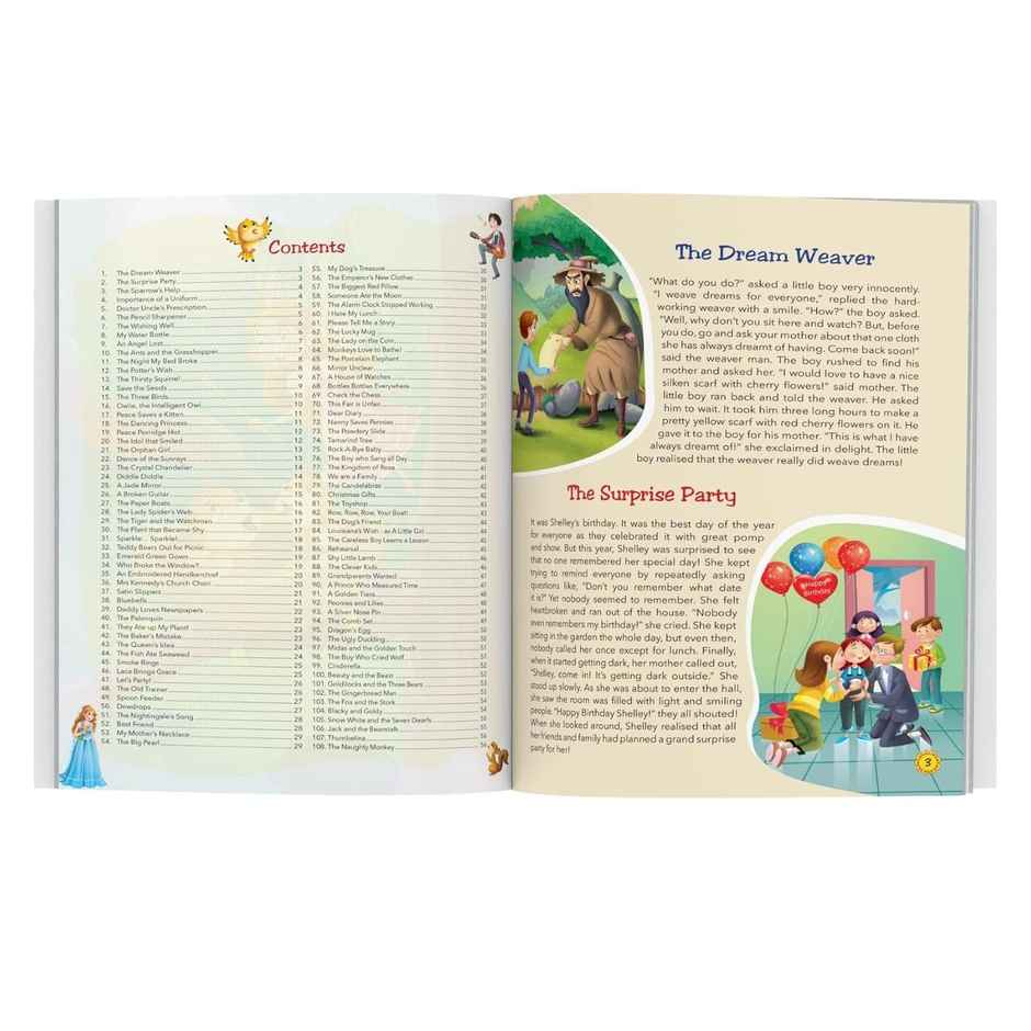 108 Bedtime Stories (Illustrated) - Story Book for Kids