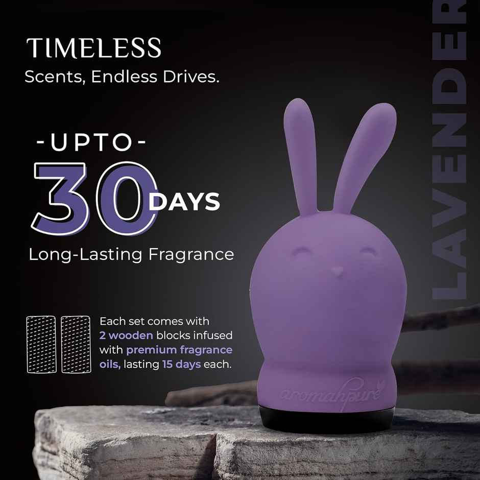 Aromahpure Hunny Bunny Car Air Freshner - Lavender