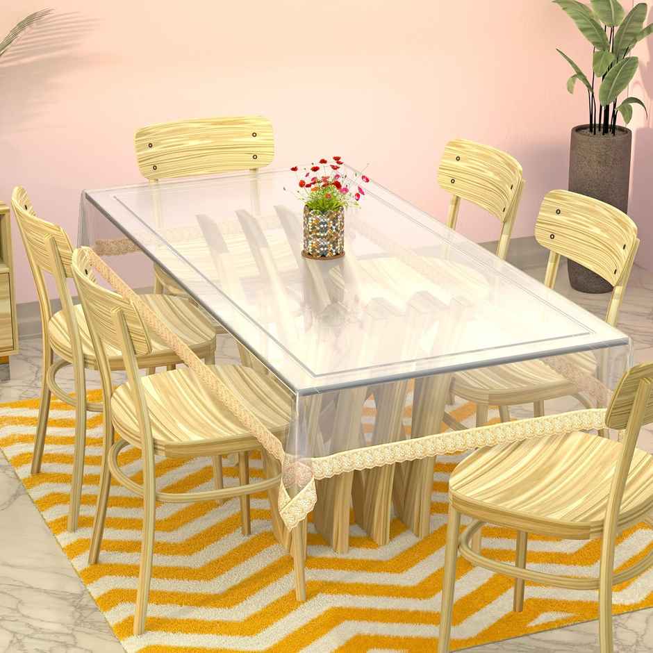 Kuber Industries Dining Table cover 6 Seater|Table Cloth|Table Cover for Home