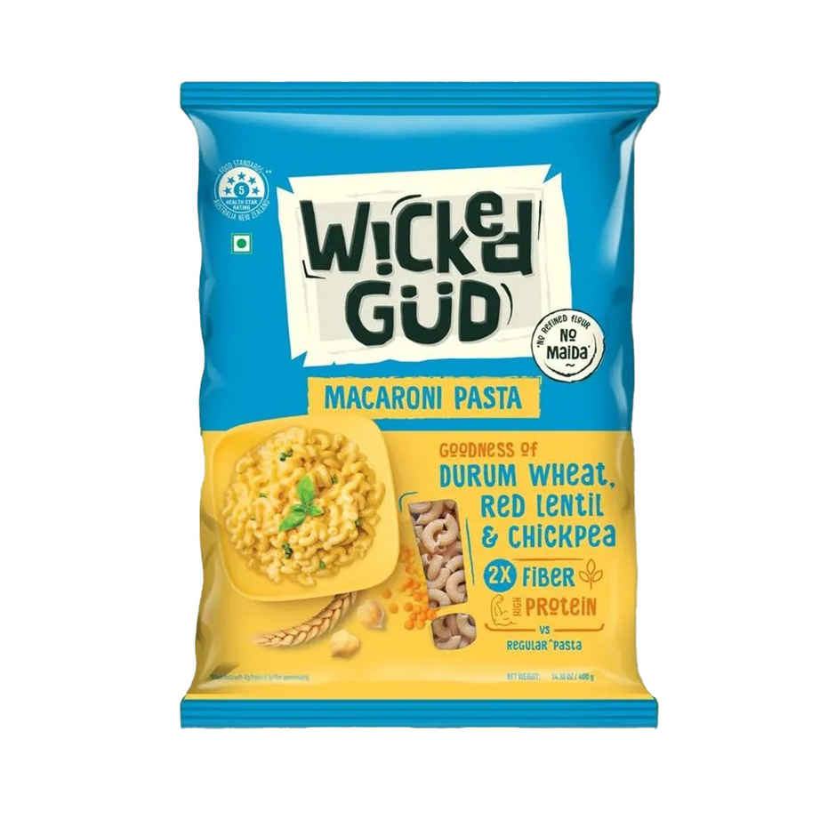 Wickedgud Macaroni Pasta Made With Durum Wheat