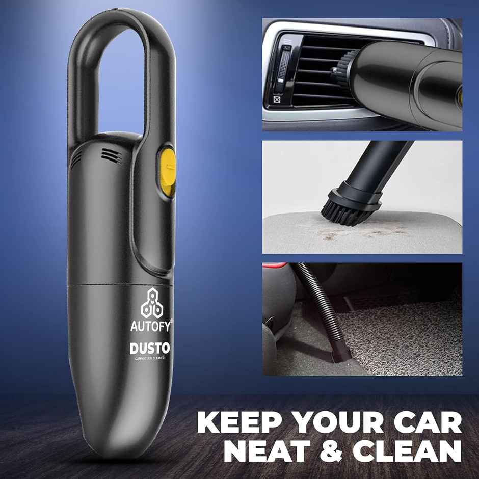 Autofy Dusto Wet & Dry Car Vacuum Cleaner With Copper Coil Motor