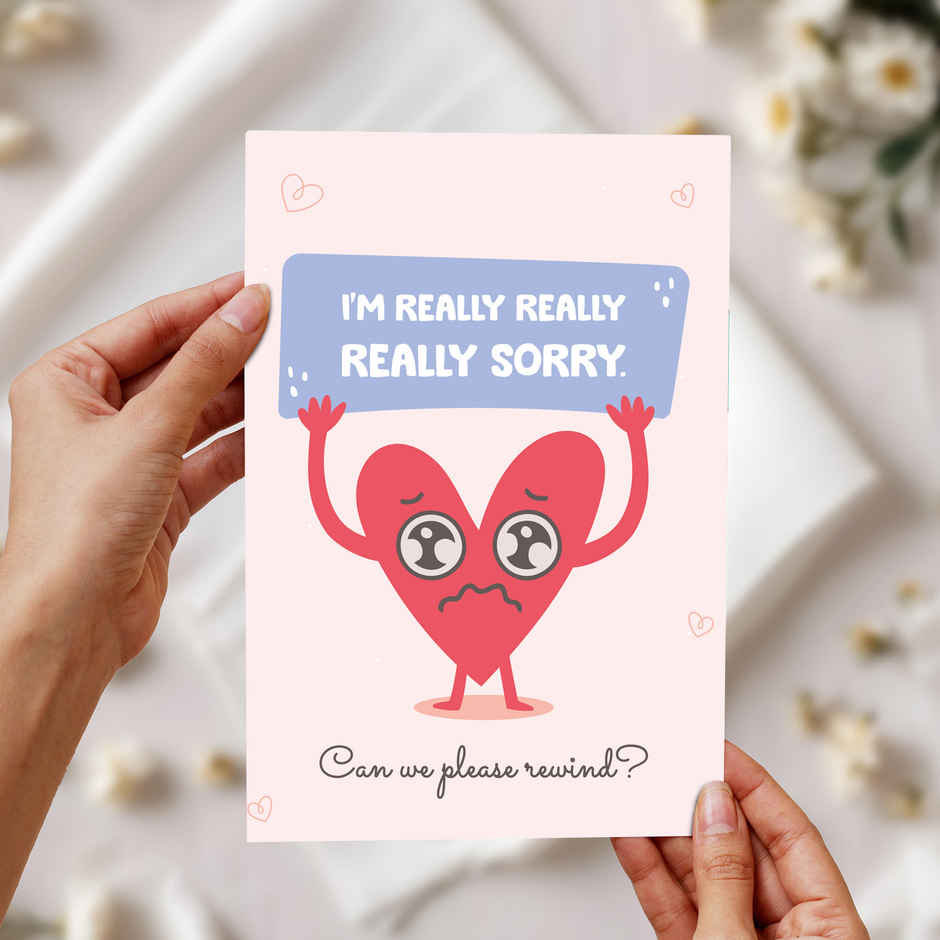 Happy Mail Simple Sorry Card