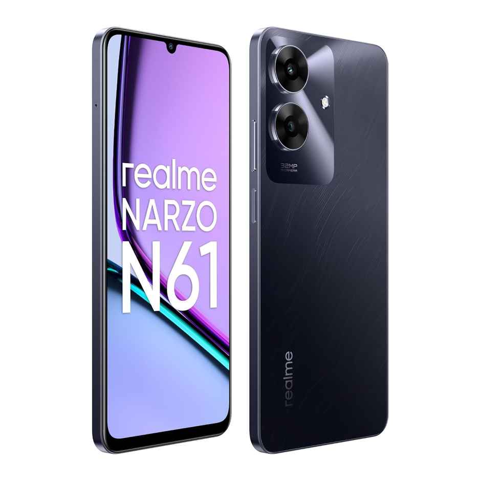 Realme Narzo N61 | 4GB | 64GB | Marble Black