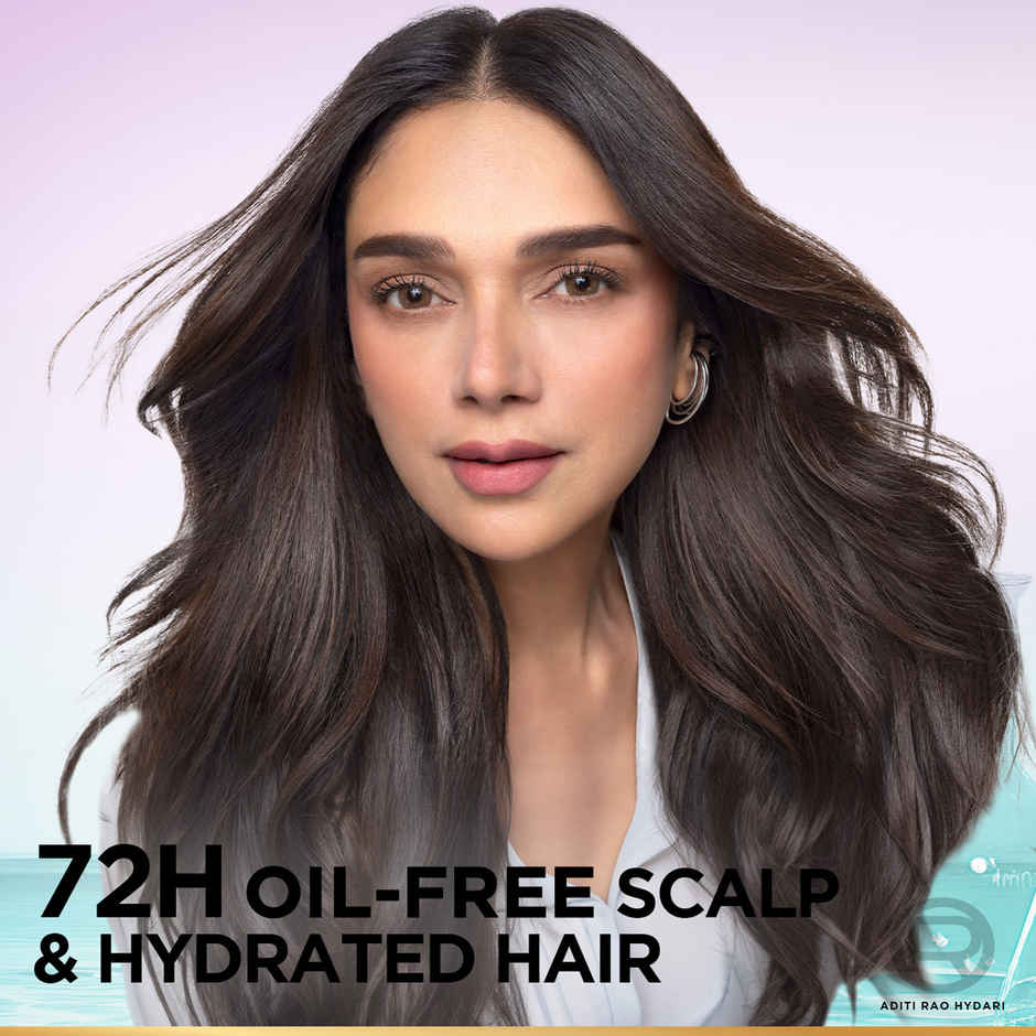 L'Oreal Paris Hyaluron Pure 72H Rehydrating Conditioner For Smooth Tangle - Free Hair