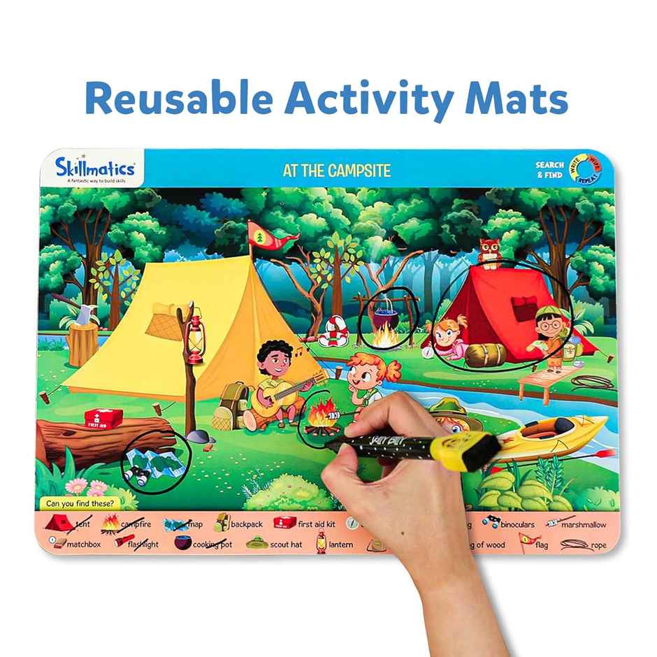 Skillmatics Search & Find Reusable Activity Mats Learning Game (3 - 6 Years)
