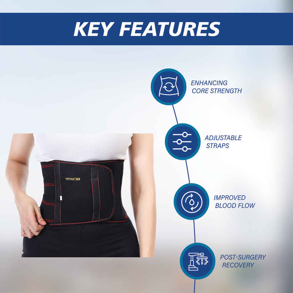 Stergic Iris Abdominal Support Belt Post Surgical Recovery