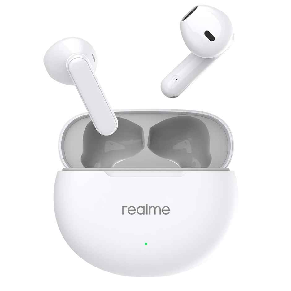 Realme Buds T01 Truly Wireless In-Ear Earbuds With Ai ENC For Calls(White)