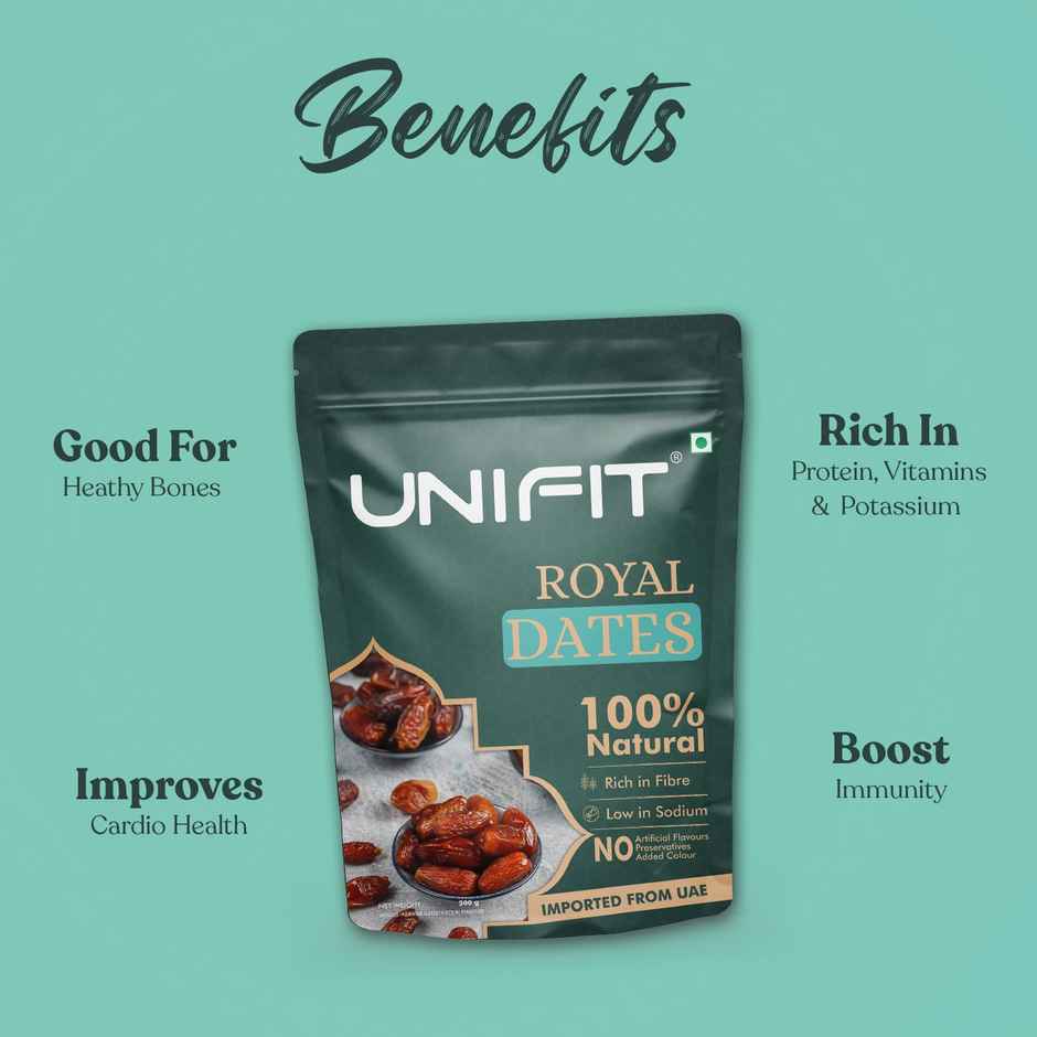Unifit Royal Dates | Naturally Sweet and Nutritious |Premium Quality