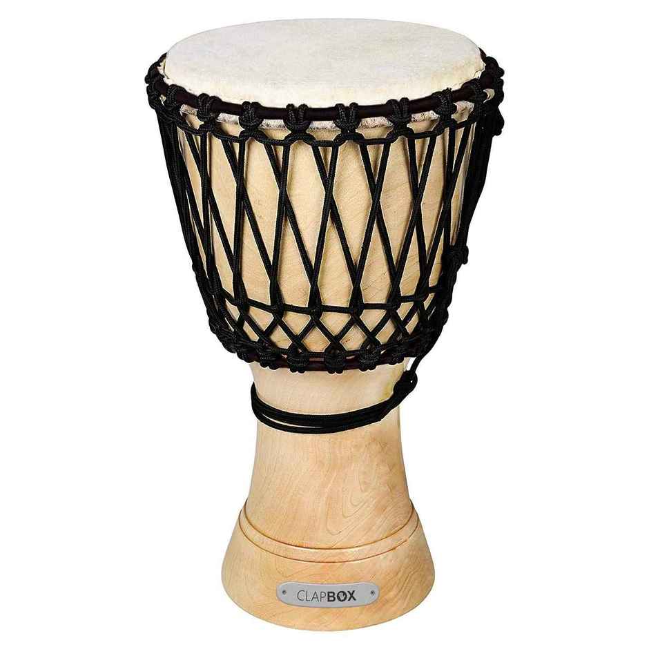Clapbox Djembe - Mango Wood (10 Inches, Natural)