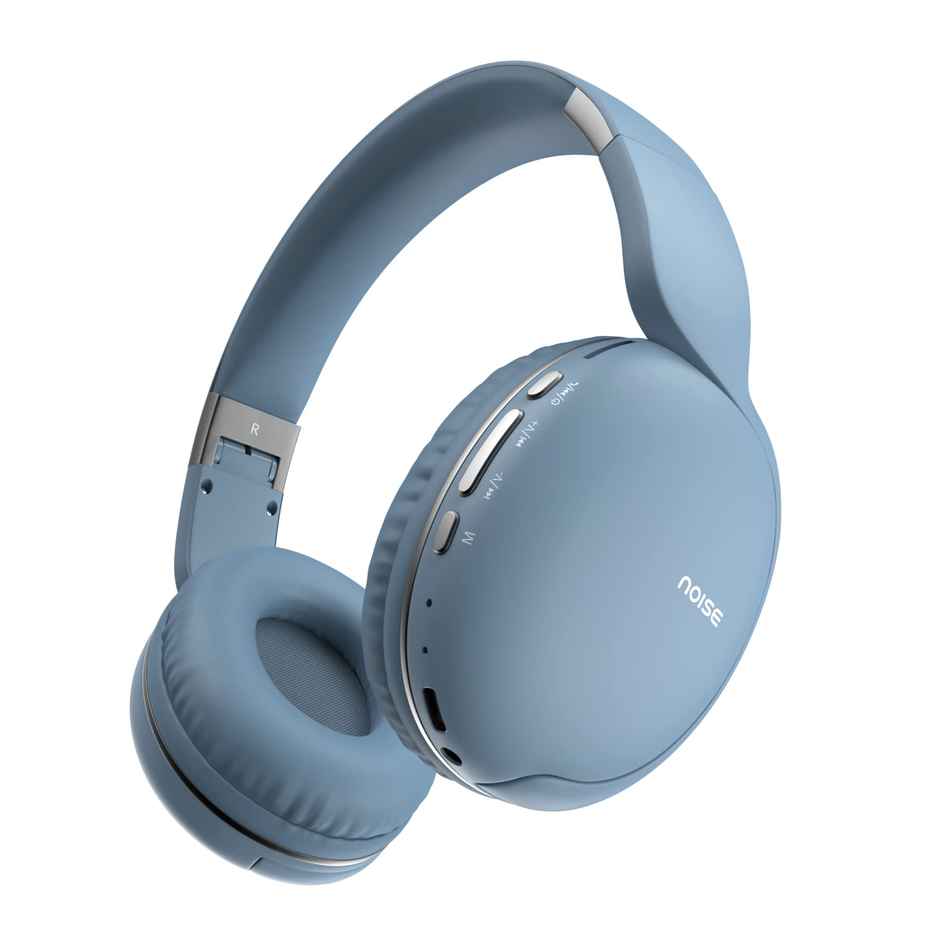 Noise Two 50Hrs Playtime Low Latency(up to 45ms) Dual Pairing BT v5.3 Headphones | Serene Blue