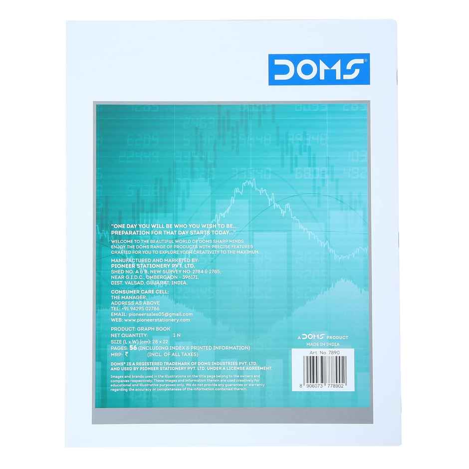 Doms Graph Book - (28 cm x 22 cm)