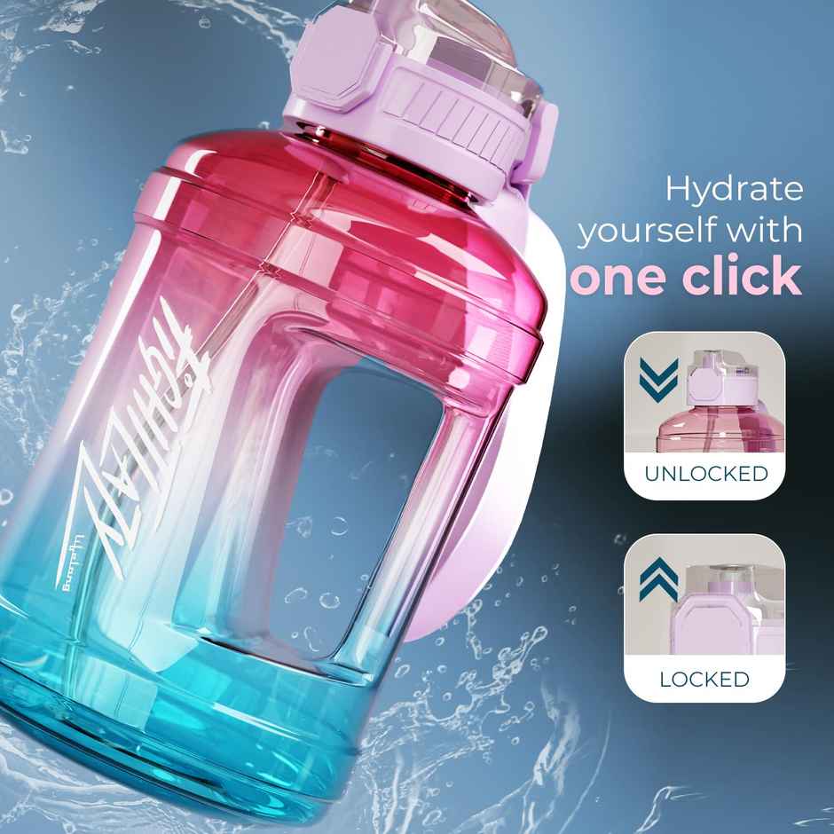 Lifelong Gallon Water Bottle for Gym | Purple | 1.6 L