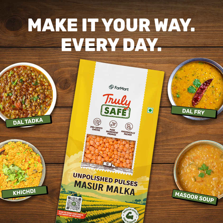 Truly Safe Masoor Malka | Unpolished Dal