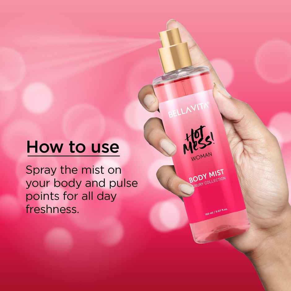 Bella Vita Hot Mess Woman Luxury Collection Body Mist Perfume For Women