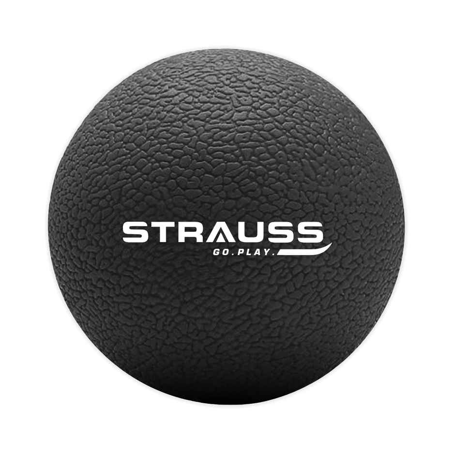 Strauss Yoga Massage Ball, (Black)