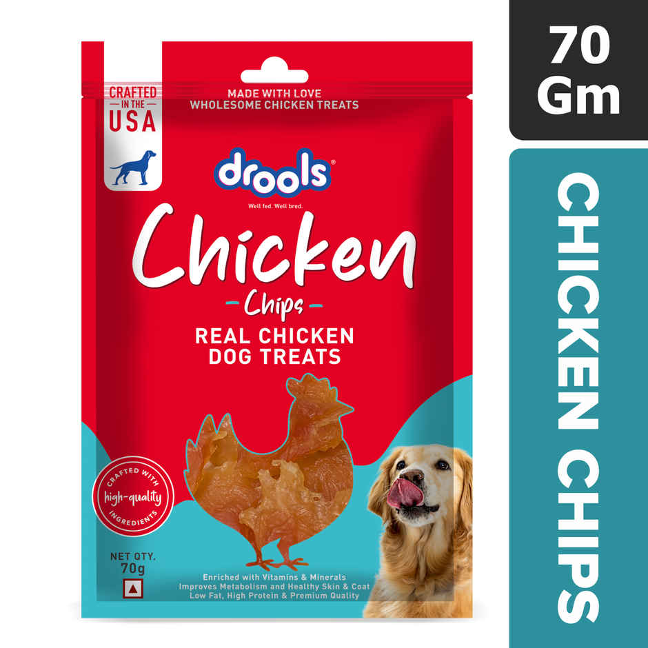 Drools Chicken Chips Dog Treats | Best For Training & Bonding | For Puppy & Adult