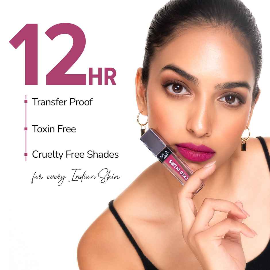 Mila Beaute Transfer-Proof Locked-In Liquid Lipstick- 02 Hazel Creme