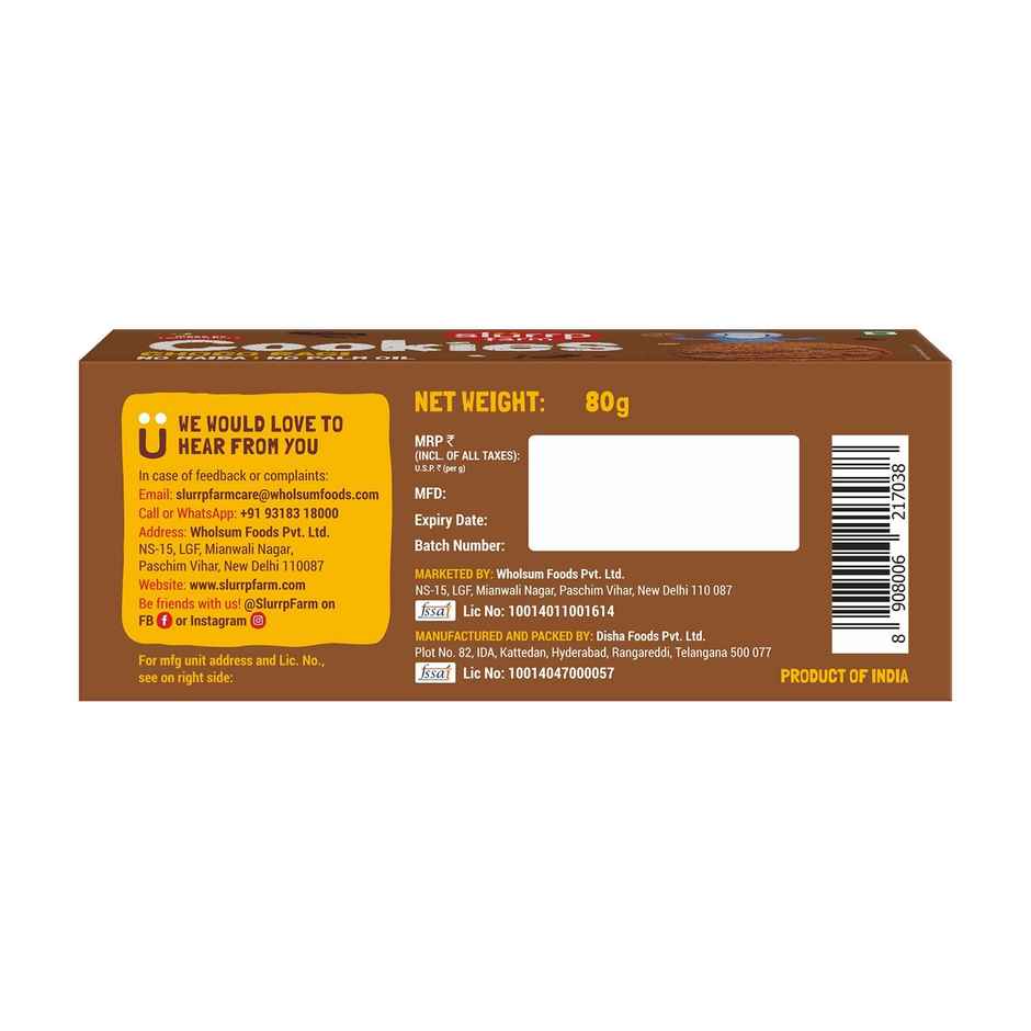 Slurrp Farm No Maida Choco Ragi Millet Cookies Combo