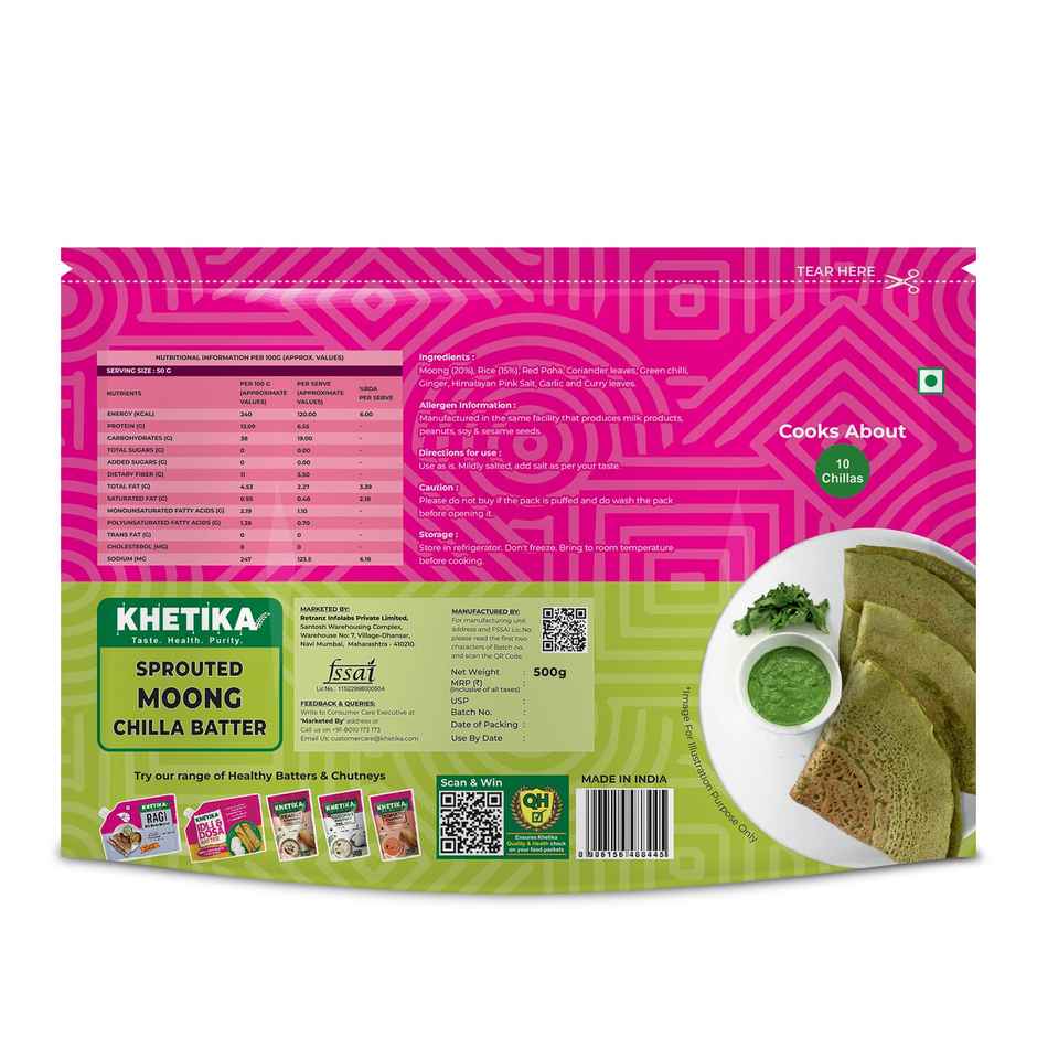 Khetika Moong Chilla Batter