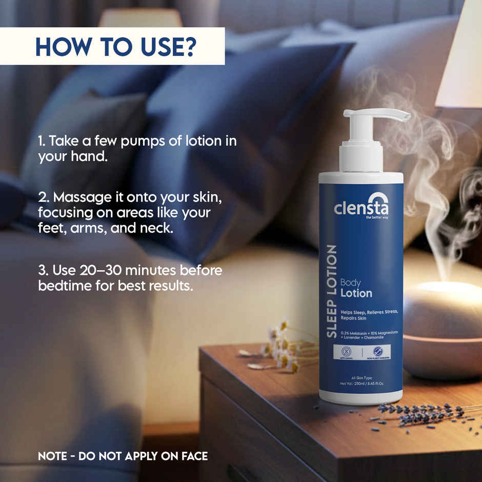 Clensta Sleep Body Lotion