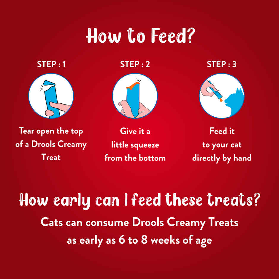 Drools Creamy Lickable Cat Treat - Seafood Medley