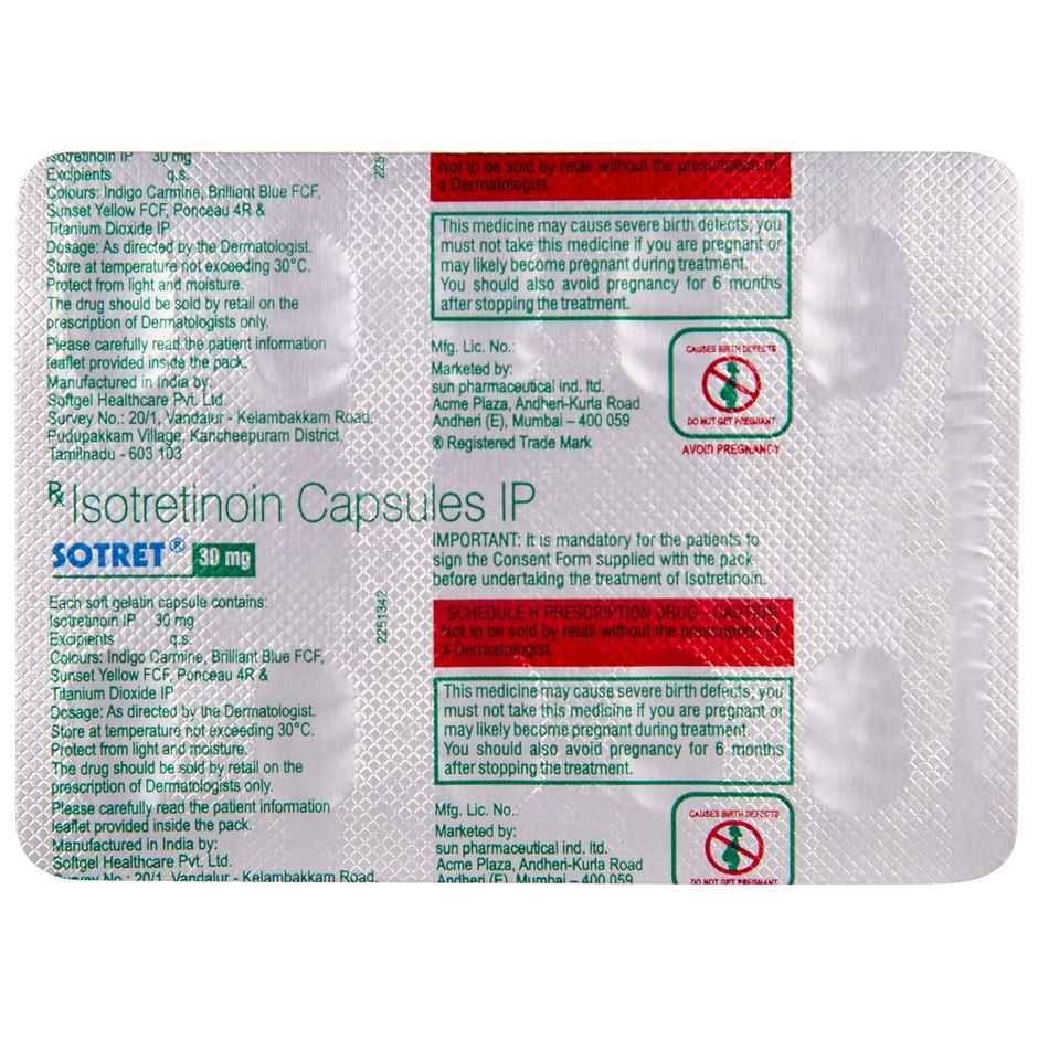 Sotret 30Mg Capsule