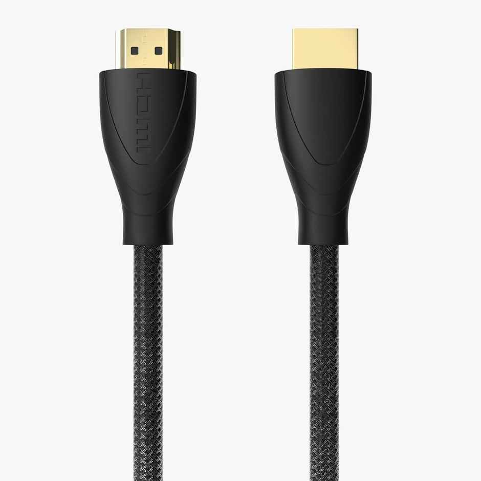 Ailkin HDMI Cable with Ethernet| 4K at 60Hz| 18Gbps| Dolby DTS| eARC| 3D| 3M| Black