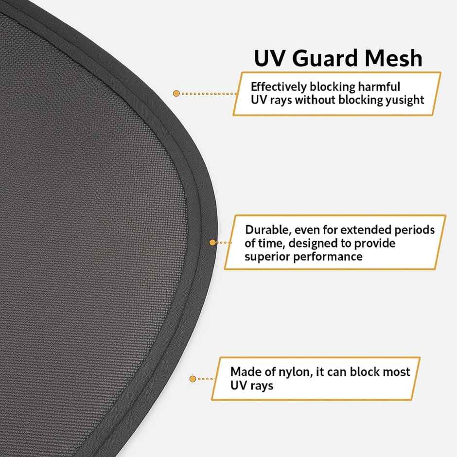 Motorzee Premium Universal Foldable Sunshade| Reflective Windshield/Window Cover | 98% UV Block