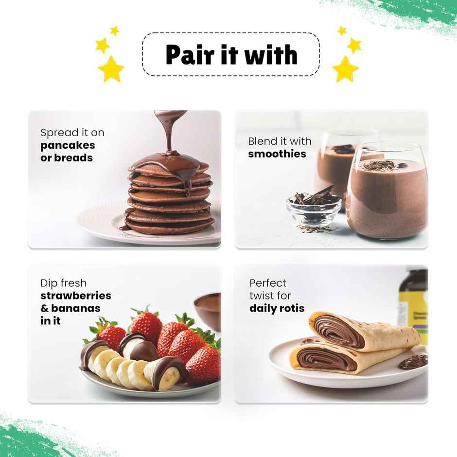 Little Joys Chocolate Spread | Sweetened with Jaggery | Rich Hazelnut | Cocoa | Ragi | Bajra