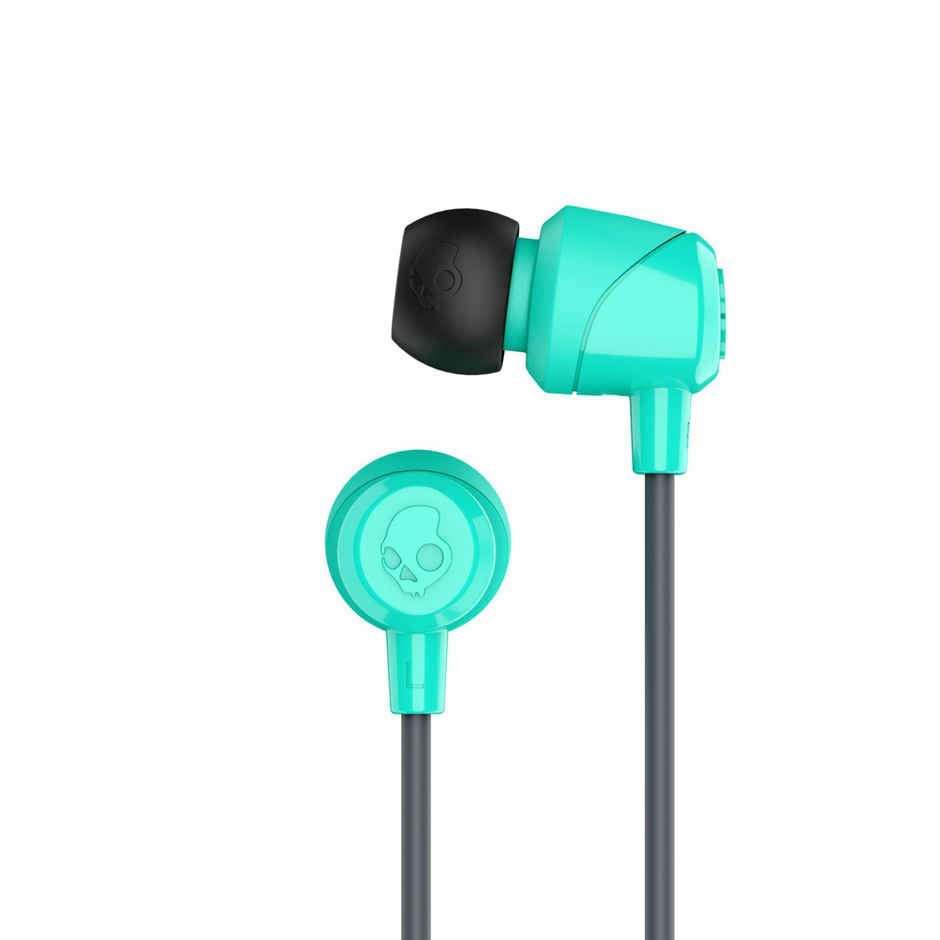 Skullcandy Jib In-Ear Wired Earbuds, Noise Isolating, Gray Miami, 3.5mm Jack