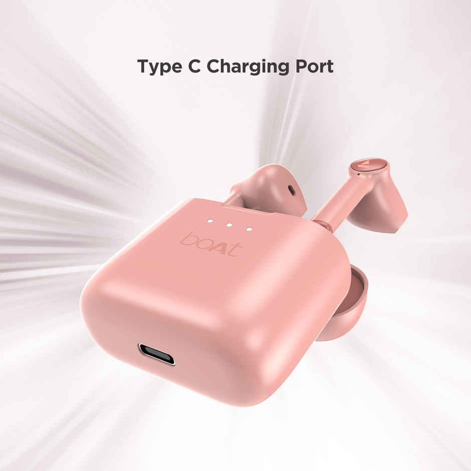boAt Airdopes 138 TWS Earbuds with 60 Hrs Playtime, ASAP Charge, 13mm Drivers & BTv5.1 - Cherry Blossom