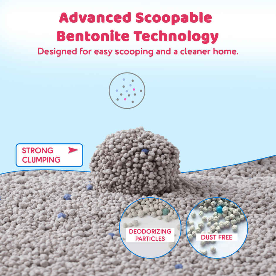 Petoska Bentonite Cat Litter | Rose Fragrance