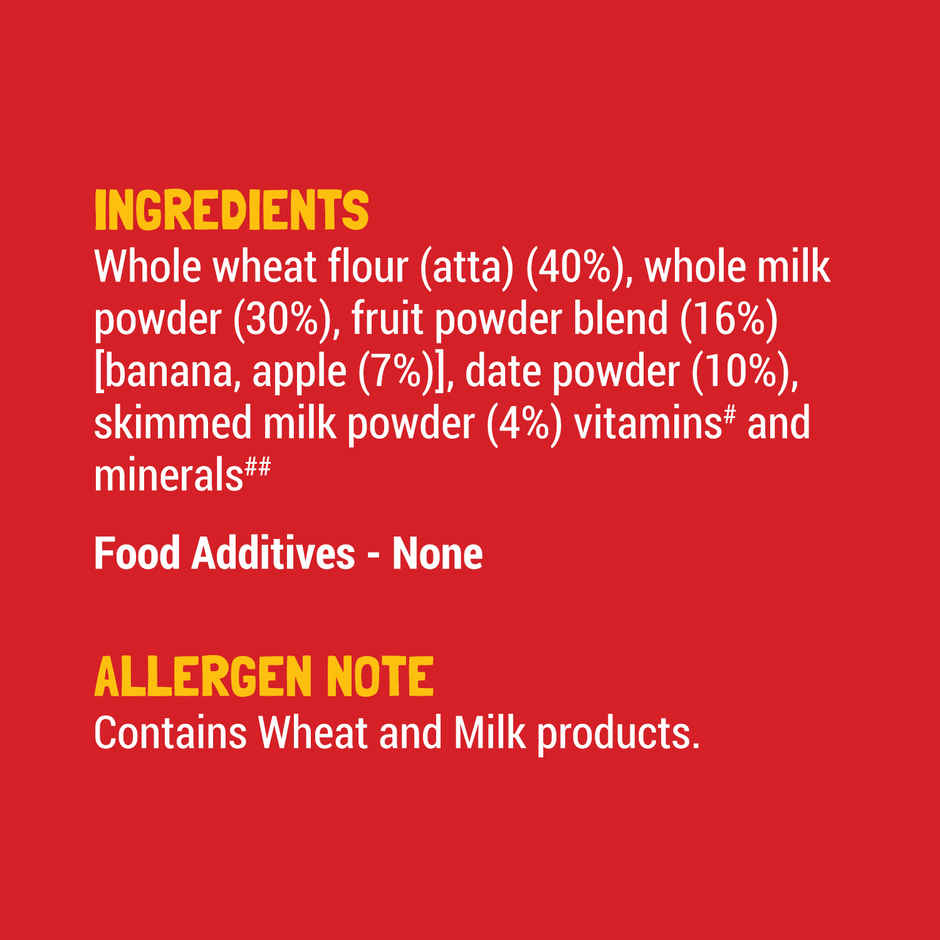 Slurrp Farm Cereal - Wheat Apple And Date With Milk | No Added Sugar | No Powder