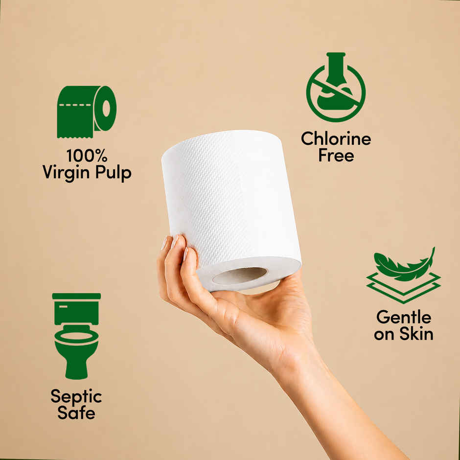 The Honest Home Company Toilet Roll (2 Ply) - Pack of 8