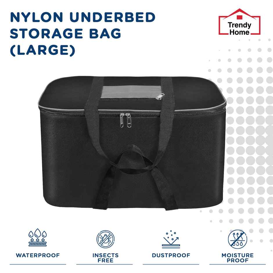 Senego by Trendy Home Nylon Underbed Storage Bags for Clothes - Moisture & Dust-proof