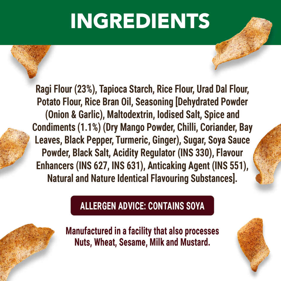 MOM Desi Masala Ragi Chips | Gluten Free | No Palm Oil